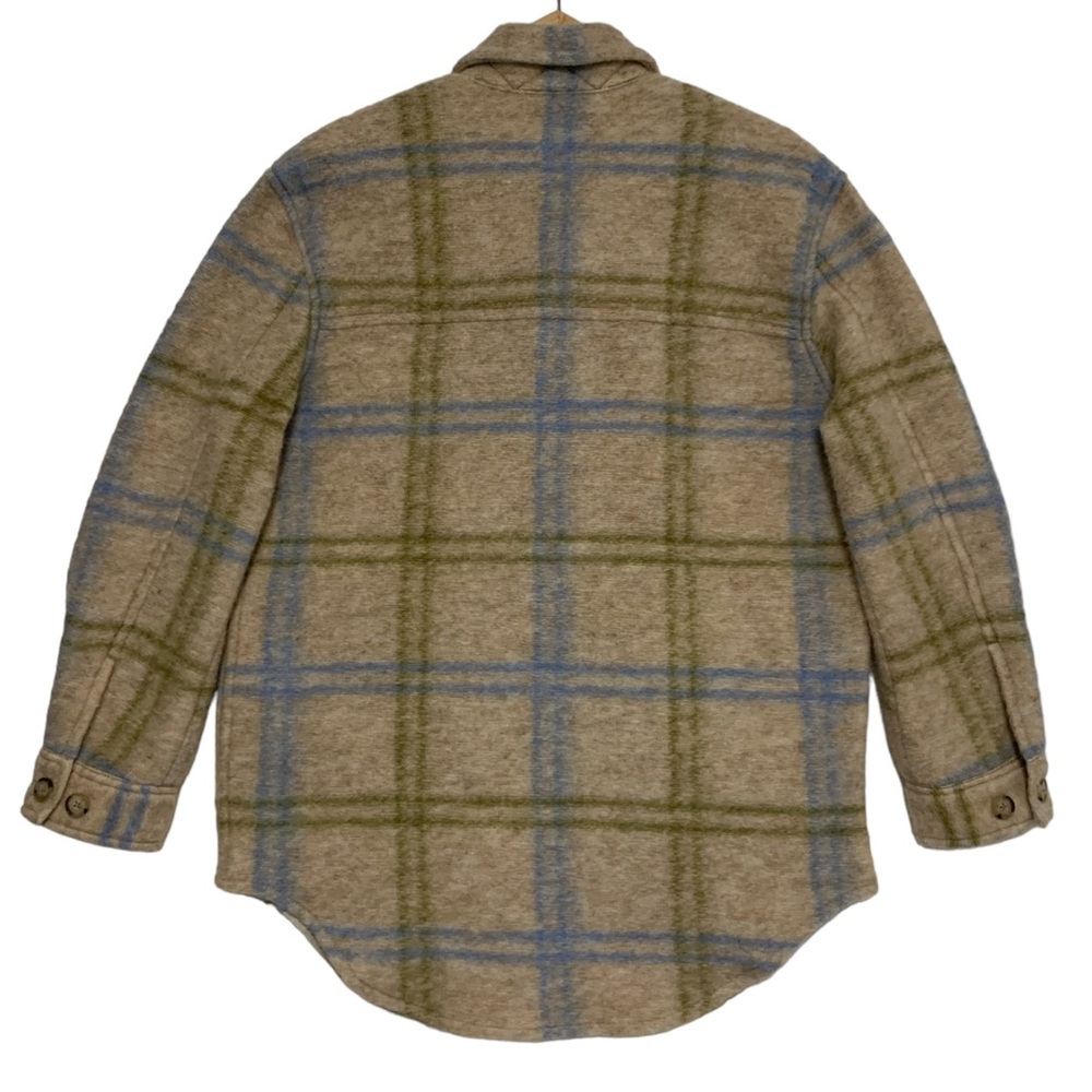 Aritzia Wilfred Free The Ganna™ Shirt Jacket in Marcel Lt Brc/ Azrn Bl |Size S - Picture 9 of 16